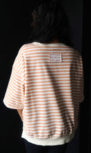 Reign Apricot Stripped French Terry Top