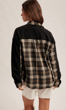 Maci Corduroy Contrast Plaid Shirt
