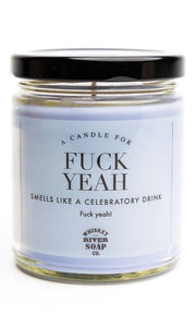 Whiskey River WTF “Fuck Yeah” 6.5 OZ Candle