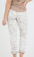 Carry Beige Floral Print Jogger Pants