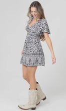 Jayce V Neck Twist Front Short Sleeve Dress