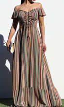 James Off Shoulder Woven Maxi Dress