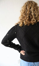 Mars Black Pearl Detailed Sweater