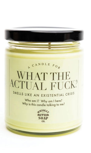 12/1 ARRIVAL: Whiskey River WTF “What The Actual Fuck” 6.5 OZ Candle
