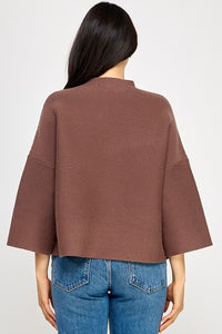 Milo Mousse Loose Fit Long Sleeve Top