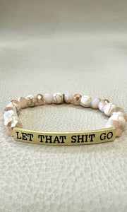 Potty Mouth Beaded Bracelet