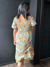 Stacy Floral Puff Sleeve Maxi Dress