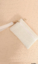 Romeo Boho Woven Straw Wristlet Wallet Bag