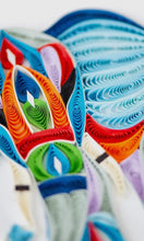 Quilled Abstract Elephant Card