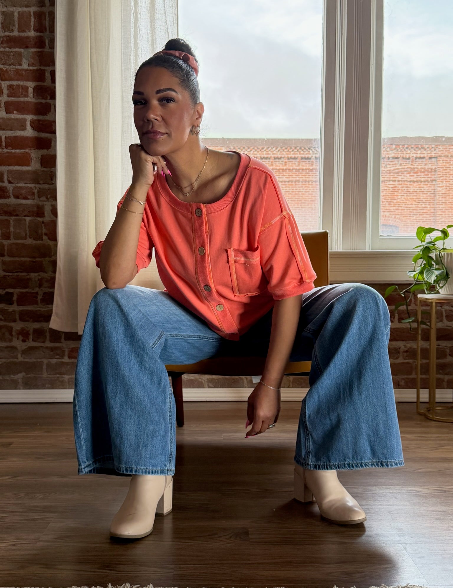 Ulysses Super High Rise Wide Leg Jeans