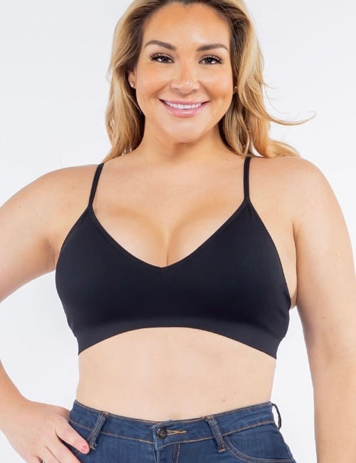 Ember Plus Size Seamless Bralette