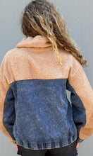 Montana Teddy With Denim Zip Up Jacket