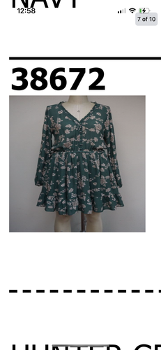McKayla Ruffle Neck Tie Side Mini Dress