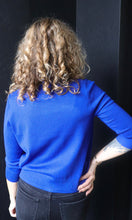 Mable Royal Blue Open Bolero Knit Cardigan