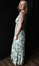 Qasim V Neck Twist Front Cut Out Maxi Dress