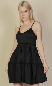 Hailee Tiered Cami Swing Mini Dress