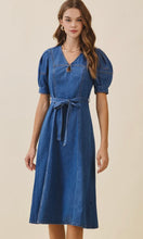 Sevyn Puff Sleeve Midi Dress