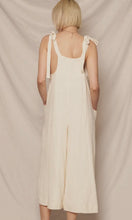 Anthoni Cream Sleeveless Pleated Jumpsuit