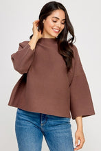 Milo Mousse Loose Fit Long Sleeve Top