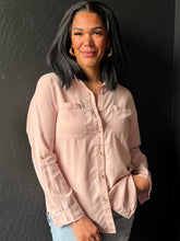 Urvi Pink Mist Soft-Washed Tencel Oversized Shirt