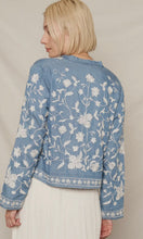 Martin Long Sleeve Embroidery Denim Top
