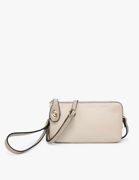 Kendall Snake Twist Lock Crossbody/wristlet