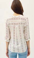 Goneril Printed Long Sleeve Top