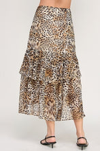 Melody Animal Print Maxi Skirt-Multi