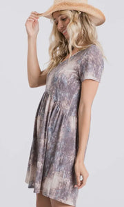Amaya Blue Southern California Babydoll Dress