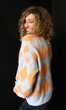 Oskar Argyle Patterned Jacquard Cardigan