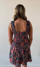 Orwin Lace Trim Printed Tank Dress