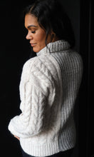 Royal Color Block Turtle Neck Sweater