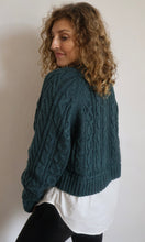 Oslo Twofer Cable Knit Sweater