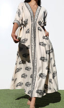 Gustaff Border Printed Woven Midi Dress