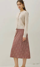Brooklyn Sepia Brown Floral Print Skirt