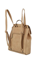 Eliette Light Grey Convertible Backpack And Shoulder