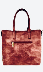 Bryant Brown Vintage-Inspired Vegan Leather Satchel Bag