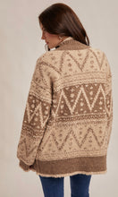 Mabel Patterned Open Sweater Cardigan