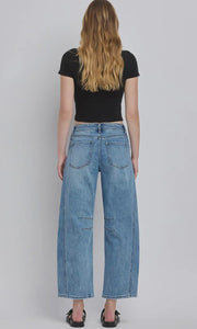 Paige High Rise Barrel Jeans