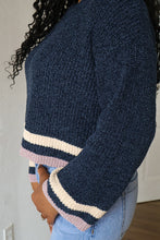 Magnolia Crew Neck Chenille Crop Sweater