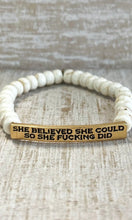 Potty Mouth Beaded Bracelet