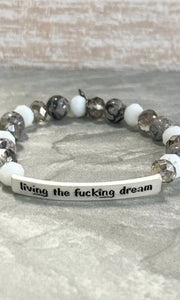 Potty Mouth Beaded Bracelet
