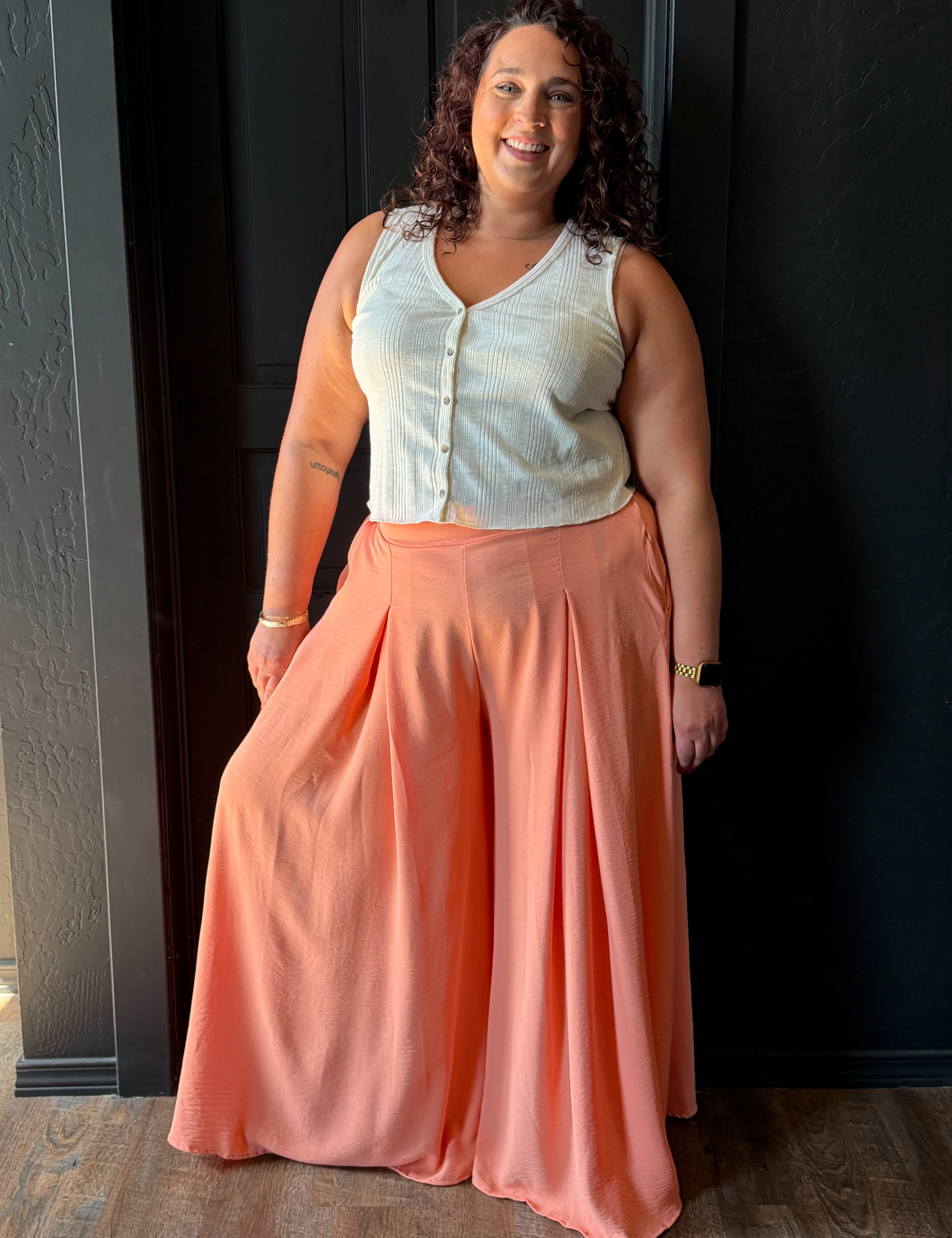 Leia Plus Size Wide Leg Pants