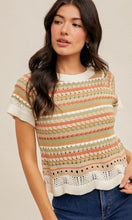 Finlee Multi Striped Sweater Knit Top