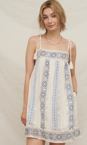 Khali Open Back Mini Dress
