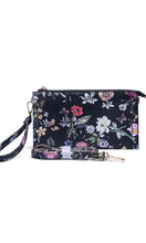 Millie Unique Color Leather Clutch Bag Removable Strap