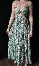 Qasim V Neck Twist Front Cut Out Maxi Dress