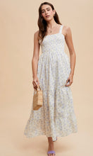 Gwinna Smocked Cotton Floral Maxi Dress