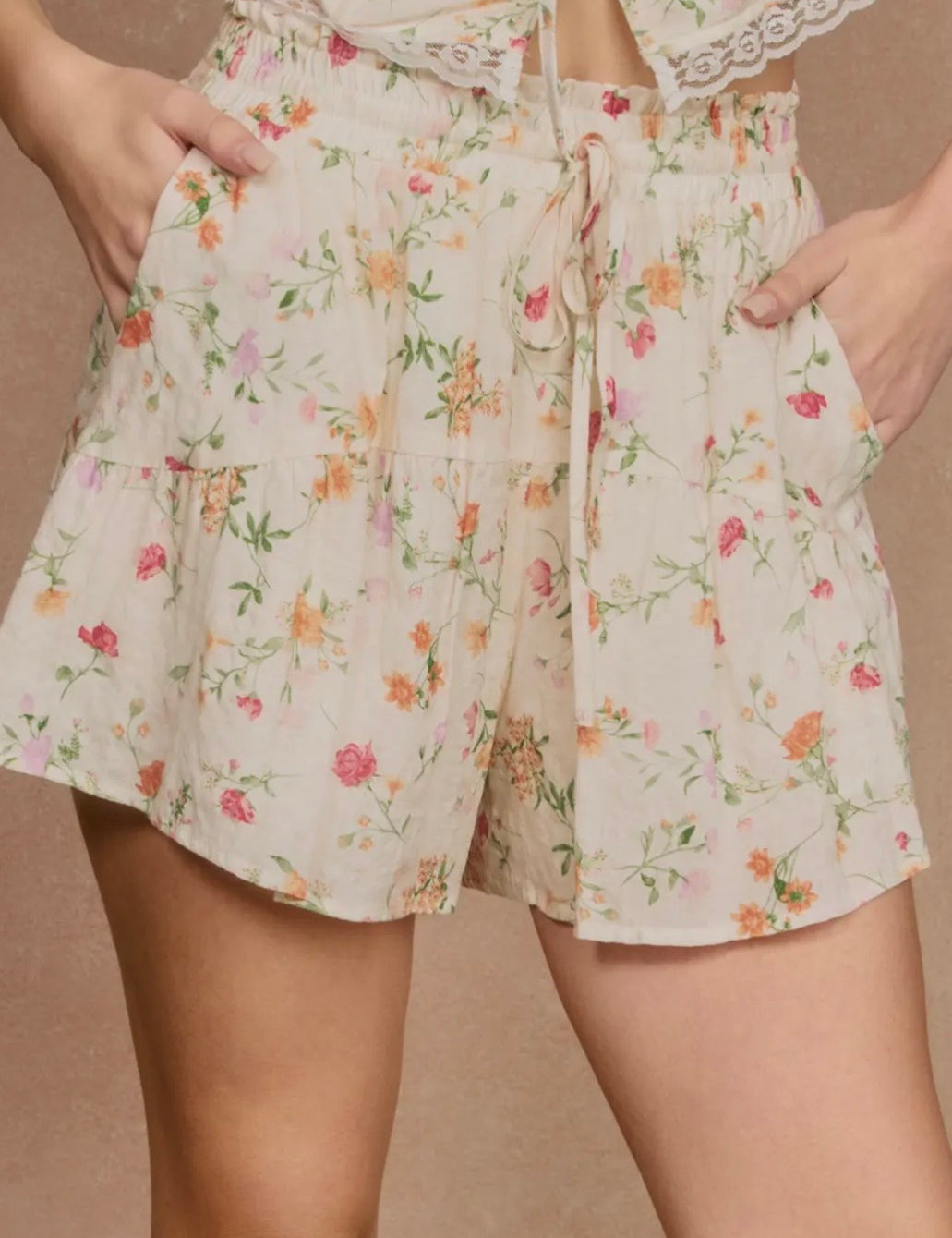 Sonny Rose Printed Skort With Pockets
