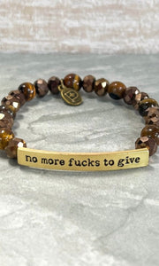 Potty Mouth Beaded Bracelet